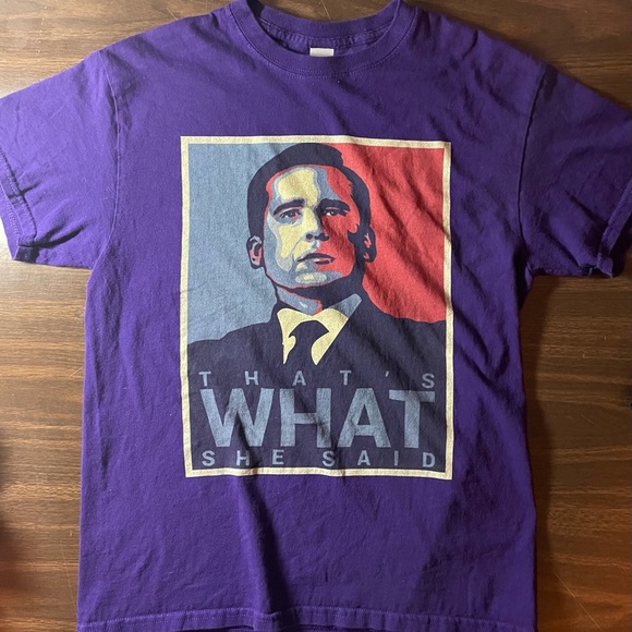 Other - Vintage The Office Michael Scott Thats What She Said T-Shirt Obama Med